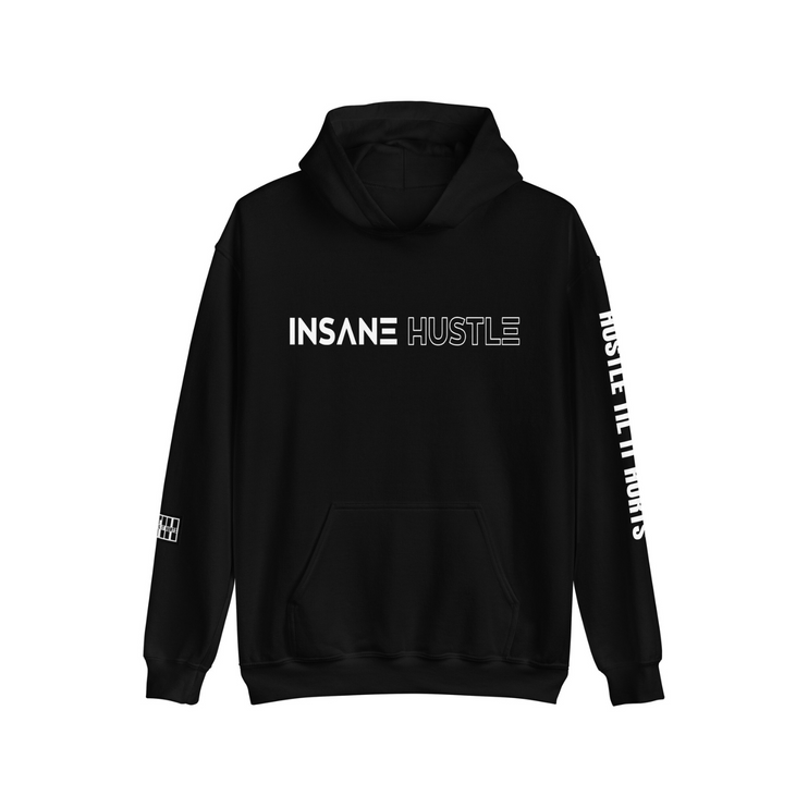 Insane Hustle Classic Black Hoodie