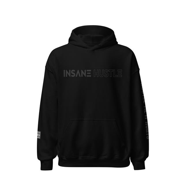 Insane Hustle Classic Black Out Hoodie
