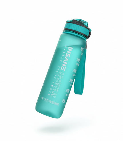Insane Hustle 32oz Water Bottle (Teal)