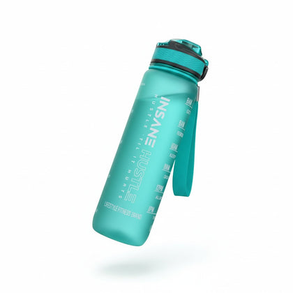 Insane Hustle 32oz Water Bottle (Teal)