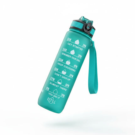 Insane Hustle 32oz Water Bottle (Teal)
