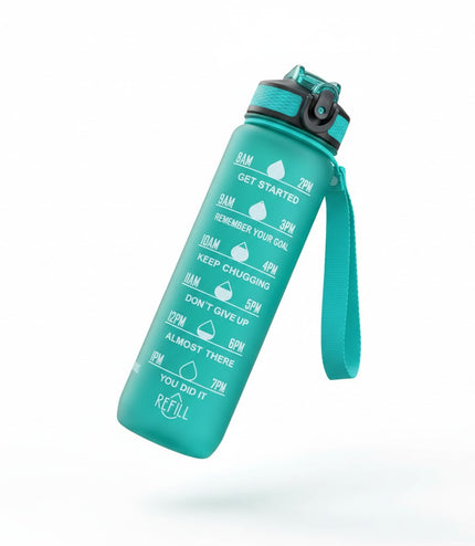 Insane Hustle 32oz Water Bottle (Teal)