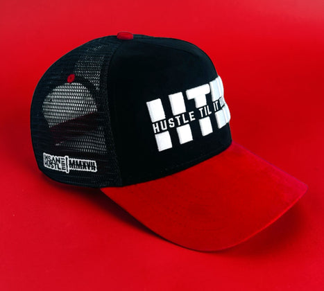HTIH Signature Black Fire Red Snapback