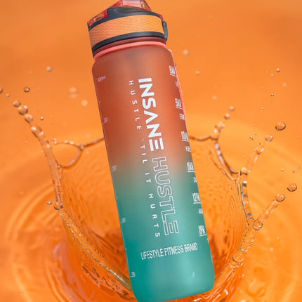 Insane Hustle 32oz Water Bottle (Orange)