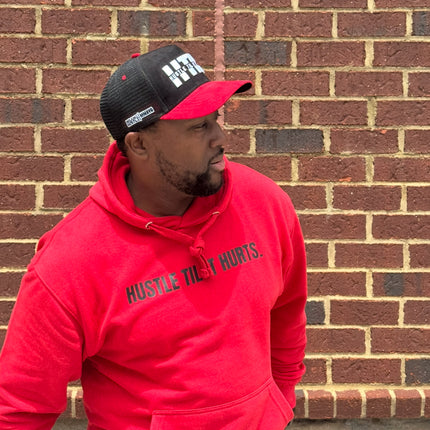 HTIH Signature Black Fire Red Snapback