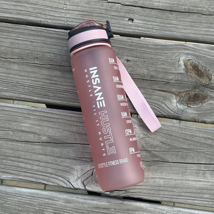 Insane Hustle 32oz Water Bottle (Pink)