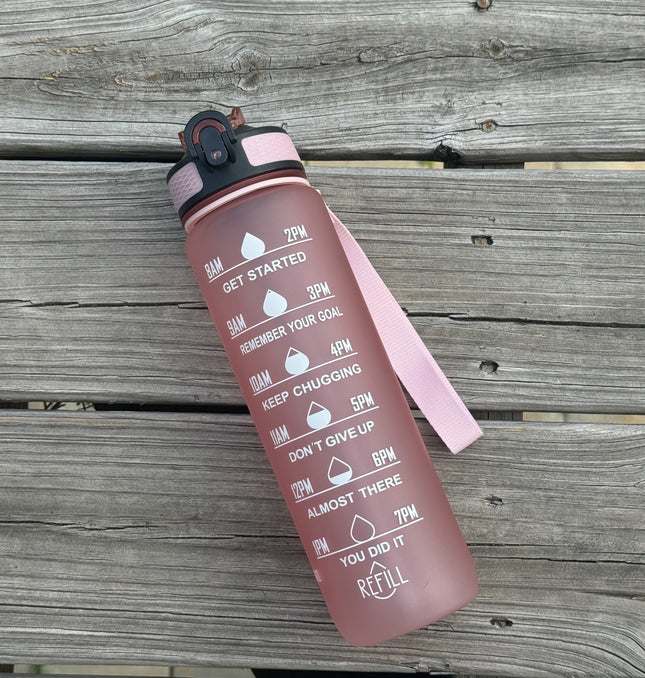 Insane Hustle 32oz Water Bottle (Pink)