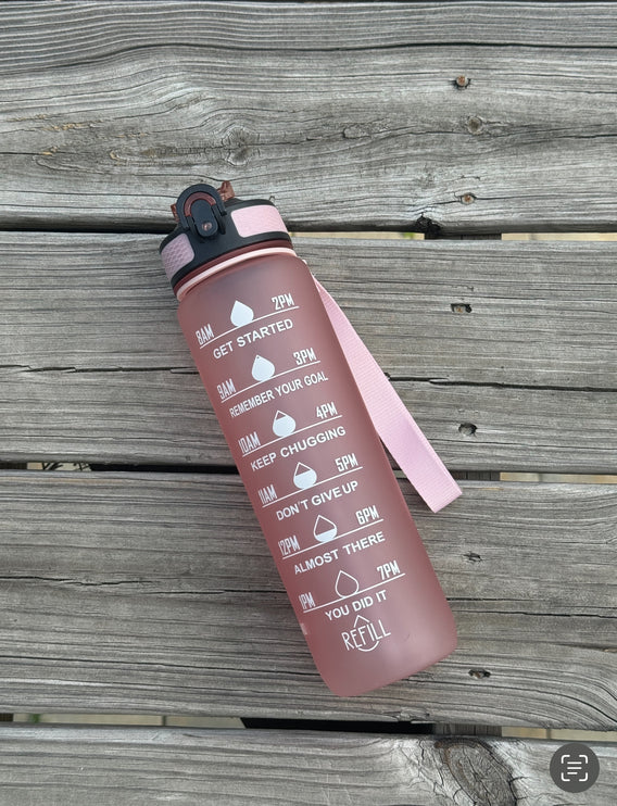 Insane Hustle 32oz Water Bottle (Pink)